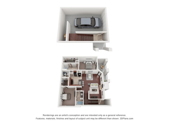 B3 - Attached Garage 1524 floor plan
